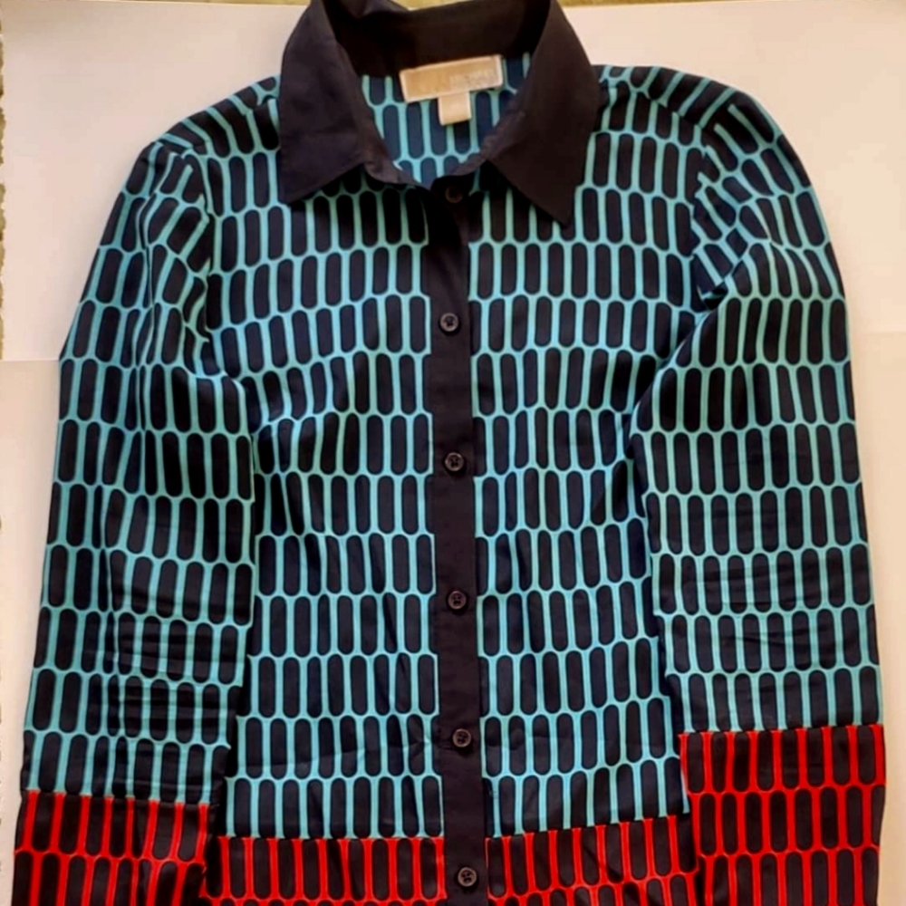 Michael Kors dress. Size XS. Could be good as S size. Green,Red,Black color.